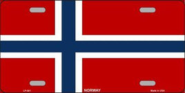 Norway Flag License Plate