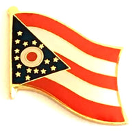 Ohio State Flag Lapel Pin Single