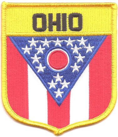 Ohio State Flag Patch - Shield