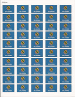 Oklahoma State Flag Stickers - 50 per sheet