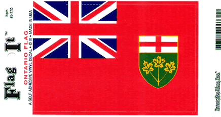 Ontario Flag Decal
