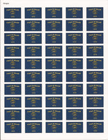 Oregon State Flag Stickers - 50 per sheet