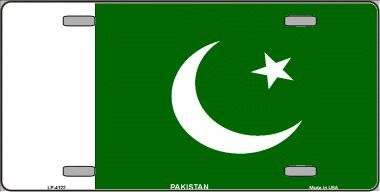 Pakistan Flag License Plate