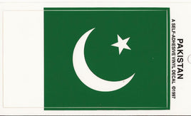 Pakistan Vinyl0 Flag Decal