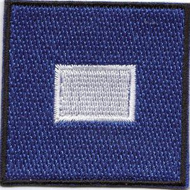 Papa Nautical Signal Flag Patch
