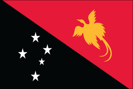 Papua New Guinea 3'x5' Nylon Flag