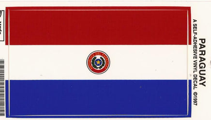 Paraguay Vinyl Flag Decal