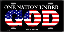 Patriotic License Plate US-137