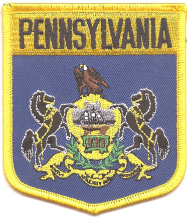 Pennsylvania State Flag Patch - Shield