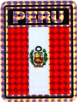 Peru Reflective Decal