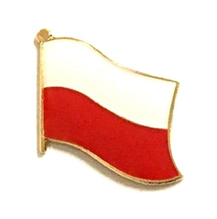 Poland Flag Lapel Pins - Single