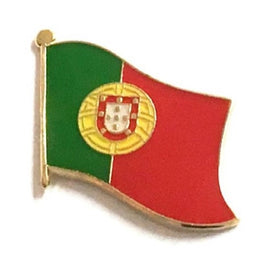 Portugal Flag Lapel Pins - Single