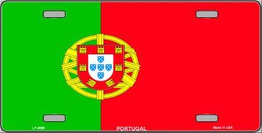 Portugal Flag License Plate