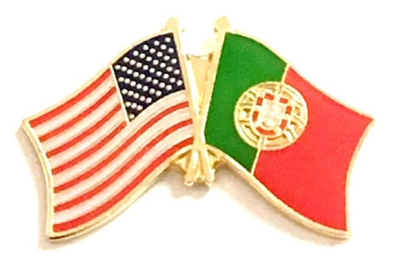 Portugal Friendship Flag Lapel Pins
