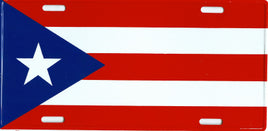 Puerto Rico Flag License Plate