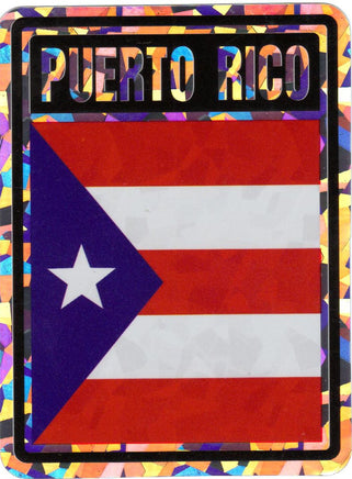 Puerto Rico Reflective Decal