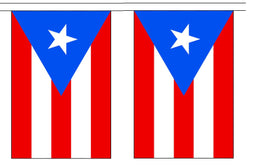 Puerto Rico String Flag Bunting