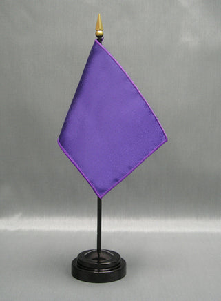 Purple Miniature Nylon Flag