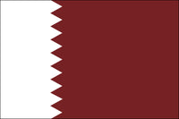Qatar 2x3 Polyester Flag