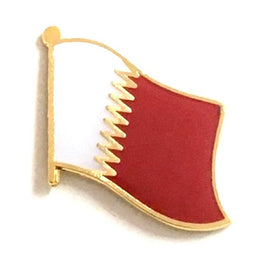 Qatar Flag Lapel Pins - Single