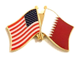 Qatar Friendship Flag Lapel Pins