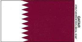 Qatar Vinyl Flag Decal