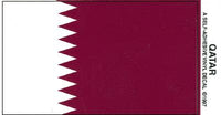 Qatar Vinyl Flag Decal