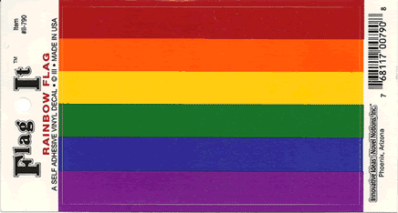Rainbow Flag Decal