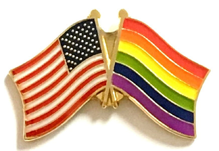 Rainbow Flag Friendship Pin