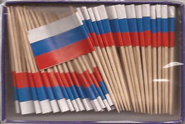 Russia Federation Toothpick Flags