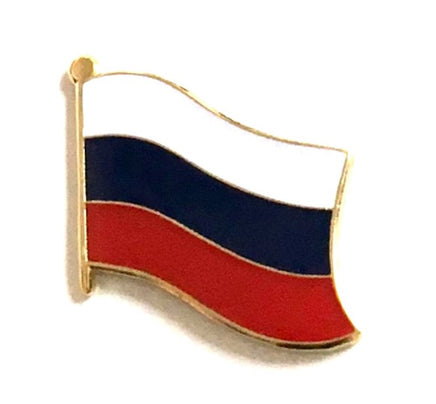 Russian Flag Lapel Pins - Single