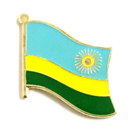 Rwanda Flag Lapel Pins - Single