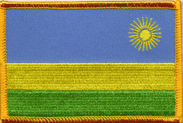 Rwanda Flag Patch