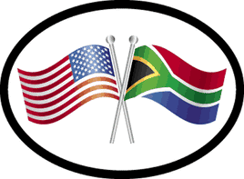 South Africa Oval Friendship Decal