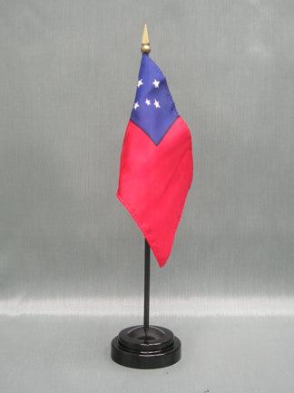 Samoa Deluxe Miniature Flag