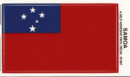 Samoa Vinyl Flag Decal
