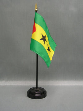 Sao Tome Deluxe Miniature Flag