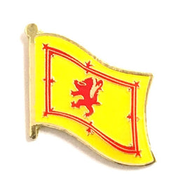 Scotland Rampant Lion Flag Lapel Pins - Single