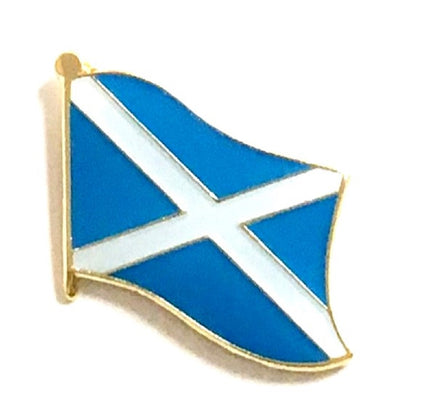 Scotland St. Andrews Cross Flag Lapel Pins - Single