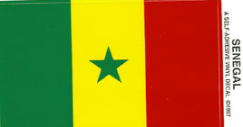 Senegal Vinyl Flag Decal