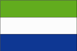 Sierra Leone Polyester Flag