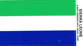 Sierra Leone Vinyl Flag Decal