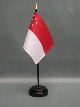 Singapore Deluxe Miniature Flag