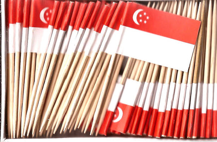 Singapore Flag Toothpicks