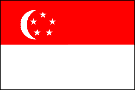 Singapore Polyester Flag