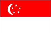 Singapore Polyester Flag