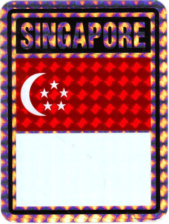 Singapore Reflective Decal