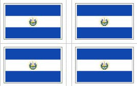 El Salvador Flag Stickers - 50 per sheet