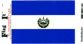 El Salvador Vinyl Flag Decal