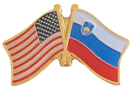 Slovenian Friendship Flag Lapel Pins